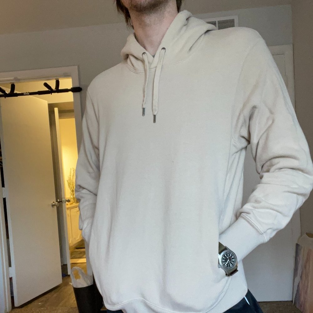 Uniqlo Tan Cotton Hoodie